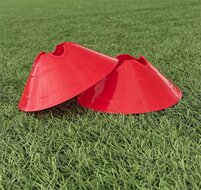 Cawila hoedjes M - set 10 stuks rood