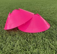 Cawila hoedjes M - set 10 stuks roze