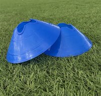 Cawila hoedjes M - set 10 stuks blauw