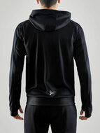 Craft Evolve hoodie full zip zwart