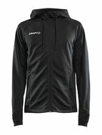 Craft Evolve hoodie full zip zwart