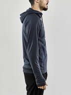 Craft Evolve hoodie full zip grijs