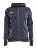 Craft Evolve hoodie full zip grijs