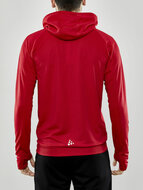 Craft Evolve hoodie full zip rood