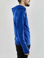 Craft Evolve hoodie full zip blauw