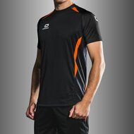 Stanno Stadio shirt zwart oranje
