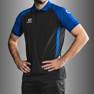 Stanno Stadio polo zwart blauw