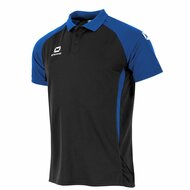 Stanno Stadio polo zwart blauw