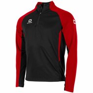 Stanno Stadio Zip Top zwart rood