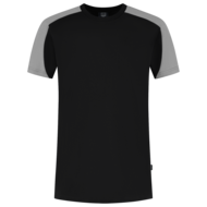 Tricorp T-shirt Bicolor  zwart grijs