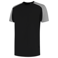 Tricorp T-shirt Bicolor  zwart grijs