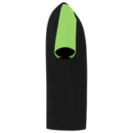Tricorp T-shirt Bicolor  zwart lime