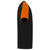 Tricorp T-shirt Bicolor  zwart oranje