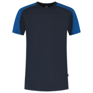 Tricorp T-shirt Bicolor  navy blauw