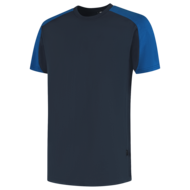 Tricorp T-shirt Bicolor  navy blauw
