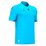 Macron Mendez scheidsrechtersshirt blauw