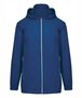 Regenjas met capuchon blauw