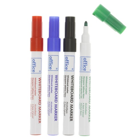 Whiteboardmarkers | 4 kleuren