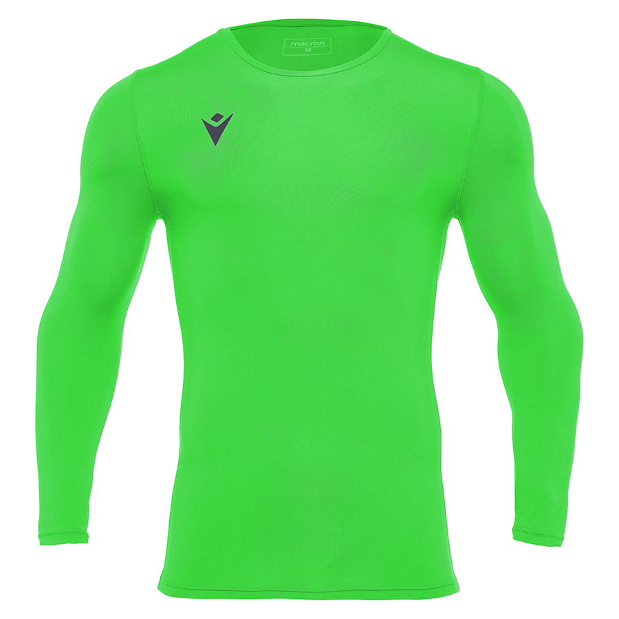 Macron Holly Dri Fit thermoshirt - neon groen