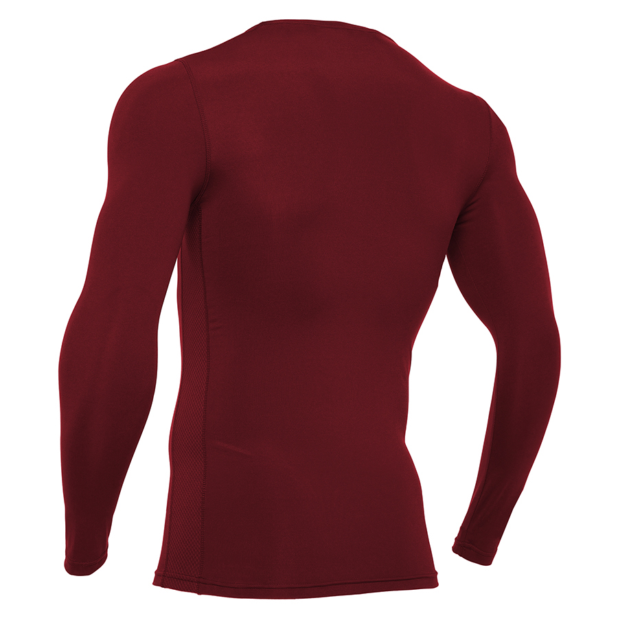 Macron Holly Dri Fit thermoshirt - bordeaux rood, foto 3 van 5