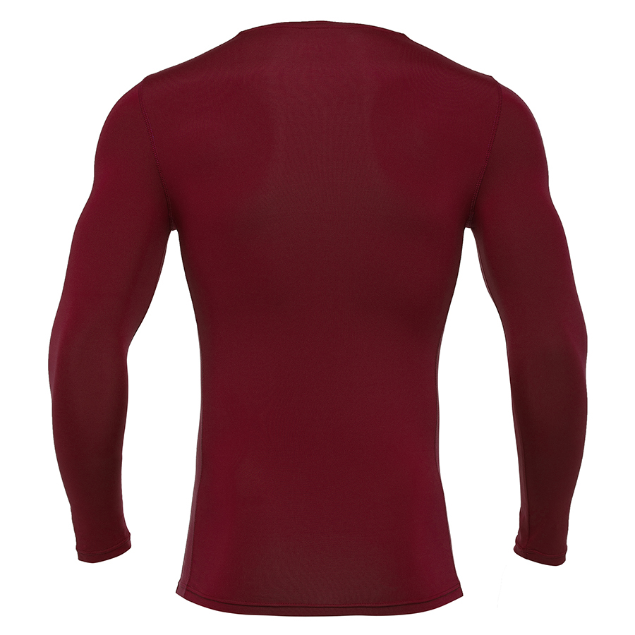Macron Holly Dri Fit thermoshirt - bordeaux rood, foto 4 van 5
