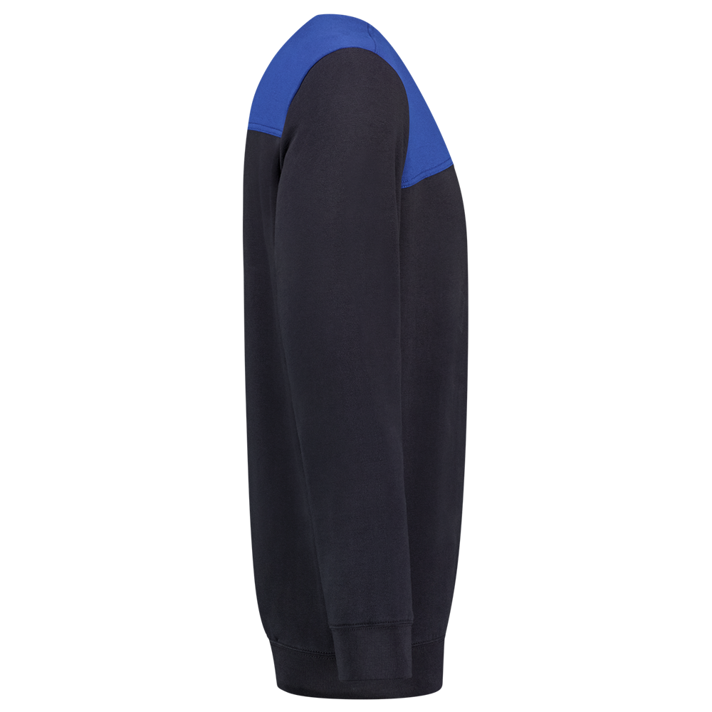 Tricorp Sweater Bicolor Naden - wit/donkergrijs, foto 4 van 5