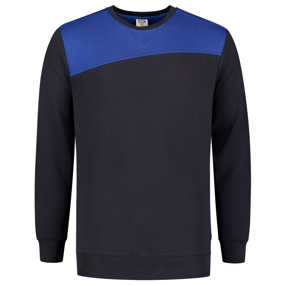 Tricorp Sweater Bicolor Naden - wit/donkergrijs, foto 2 van 5