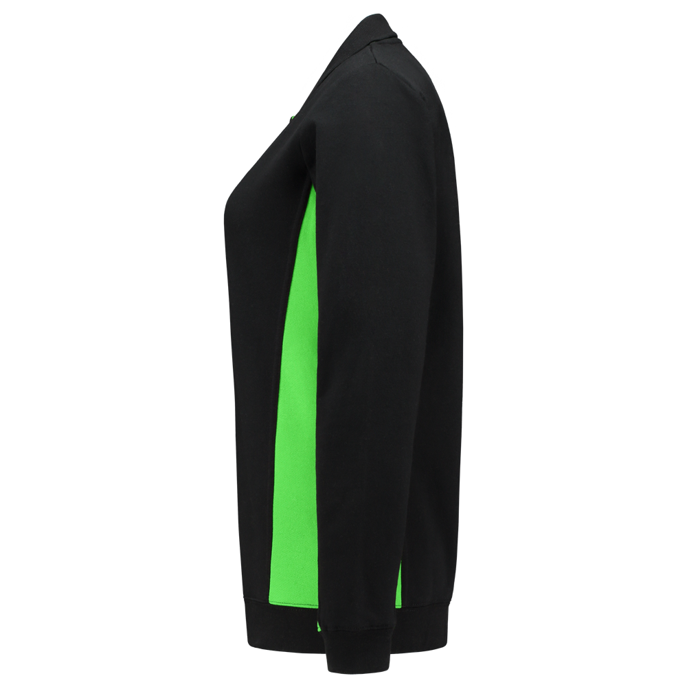 Tricorp Polosweater Bicolor Dames - zwart/rood, foto 5 van 5