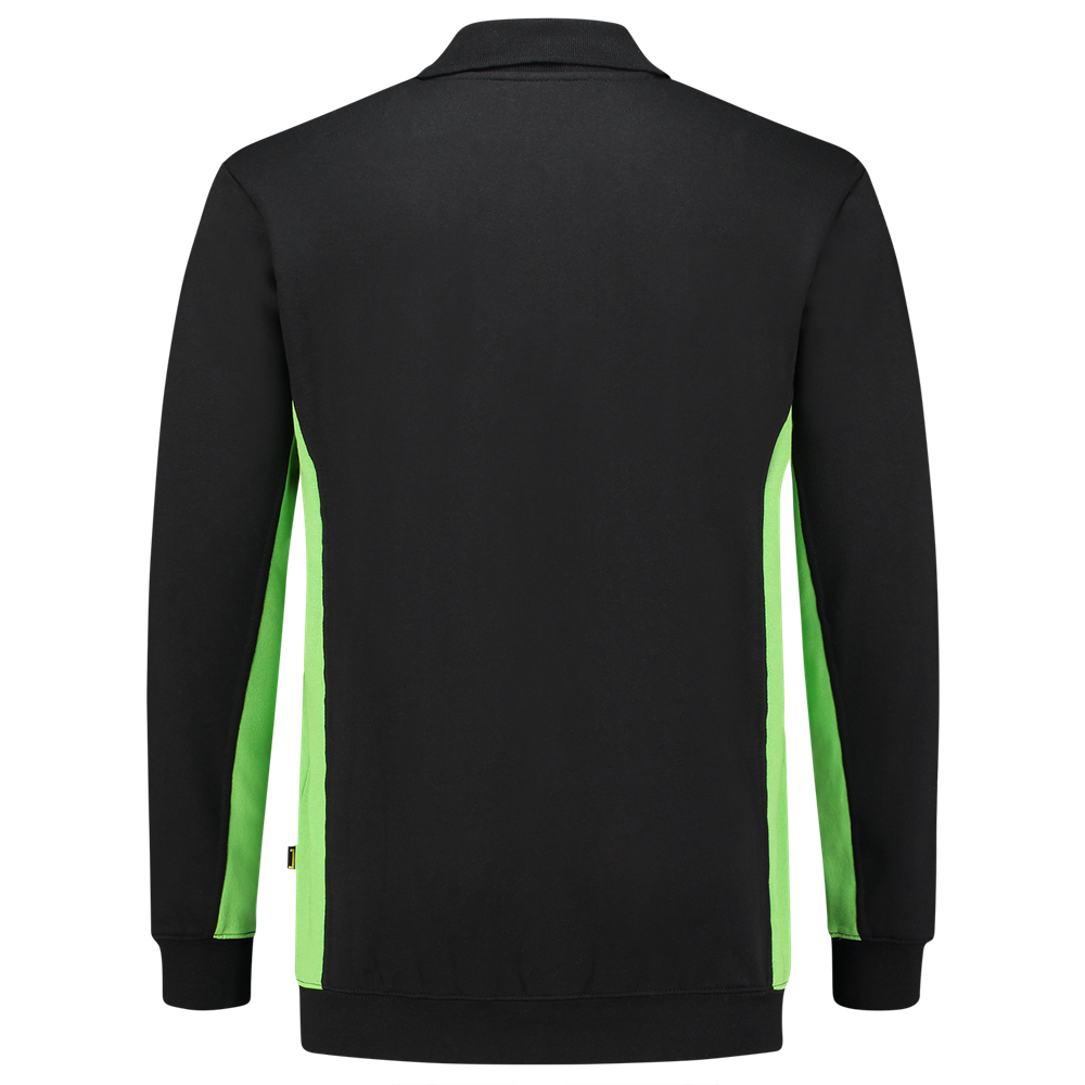 Tricorp Polosweater Bicolor - zwart/rood, foto 3 van 5