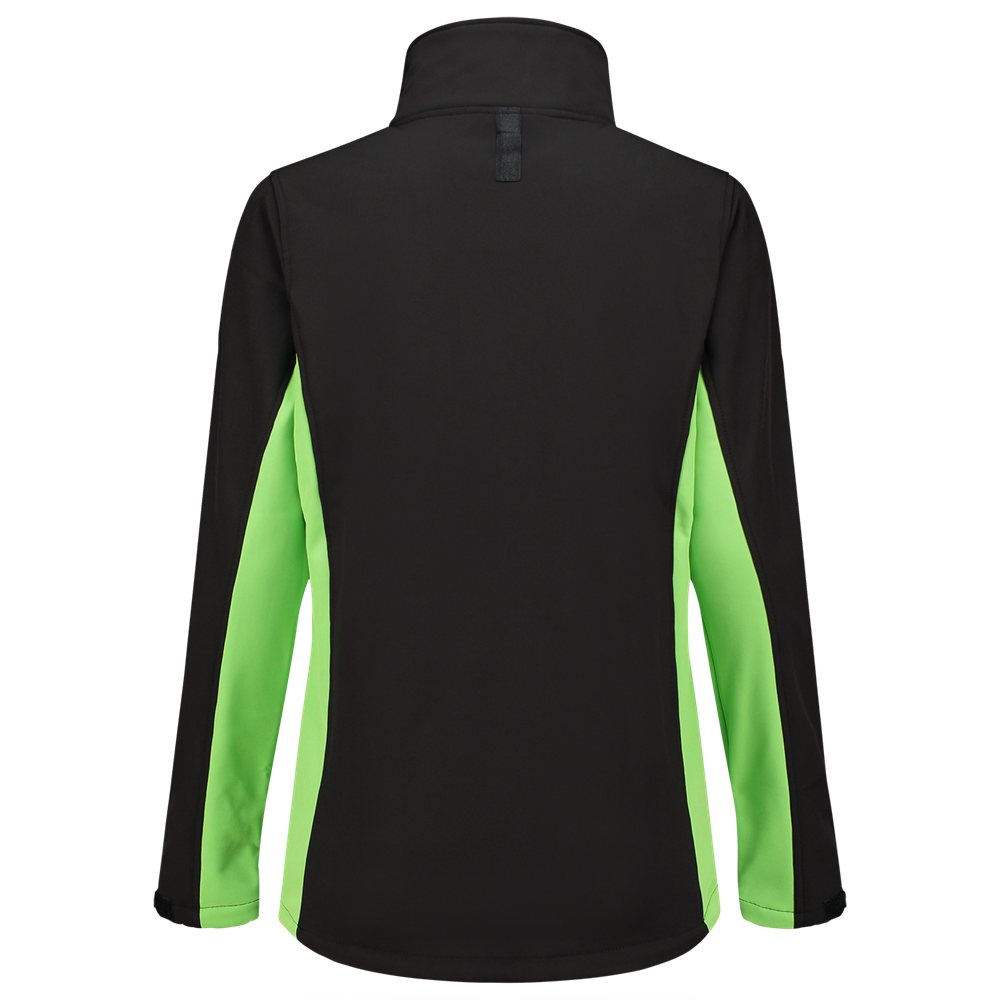 Tricorp Softshell Bicolor Dames - zwart/rood, foto 3 van 5