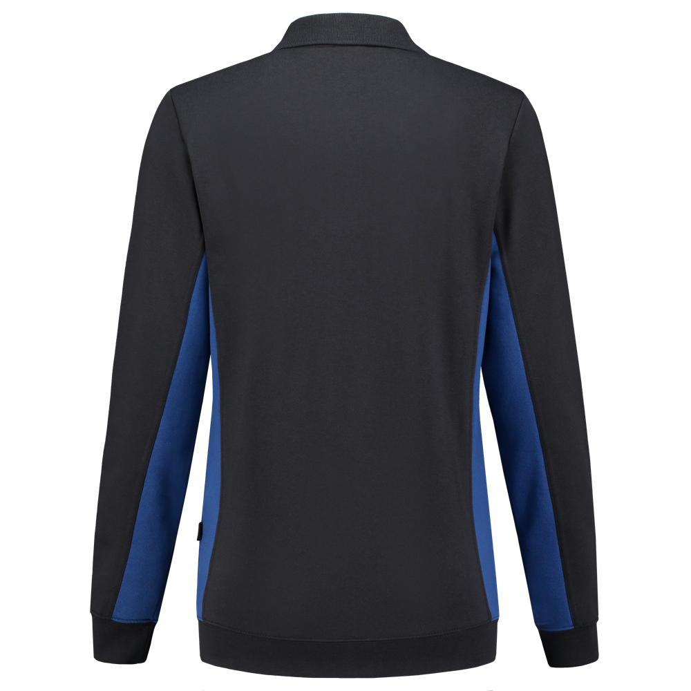 Tricorp Polosweater Bicolor Dames - navy/blauw, foto 3 van 5