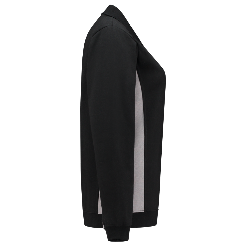 Tricorp Polosweater Bicolor Dames - zwart/grijs, foto 3 van 5