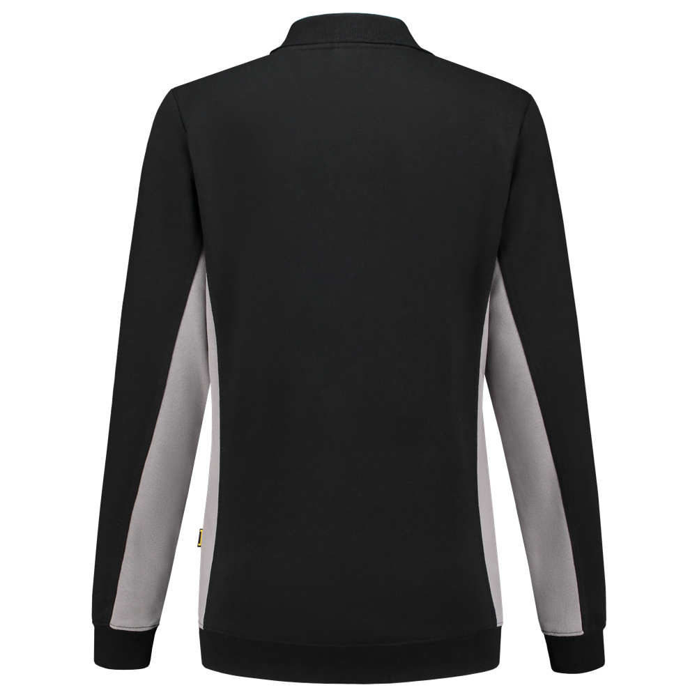 Tricorp Polosweater Bicolor Dames - zwart/grijs, foto 5 van 5