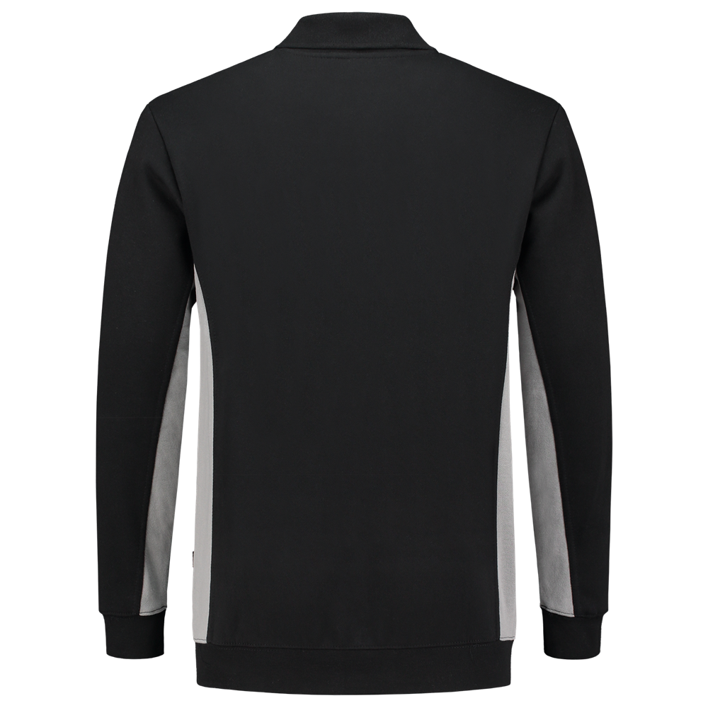 Tricorp Polosweater Bicolor - zwart/grijs, foto 3 van 5