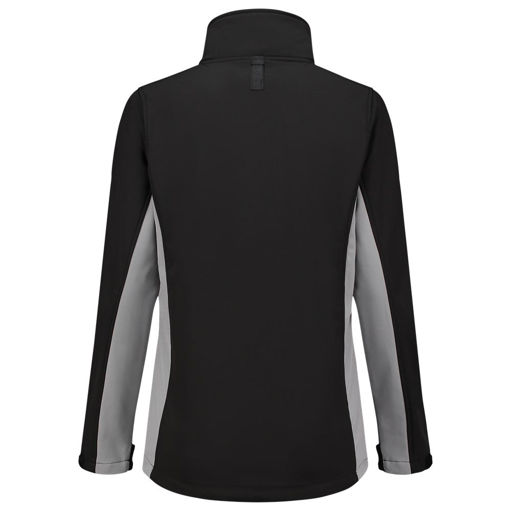 Tricorp Softshell Bicolor Dames - zwart/grijs, foto 3 van 5