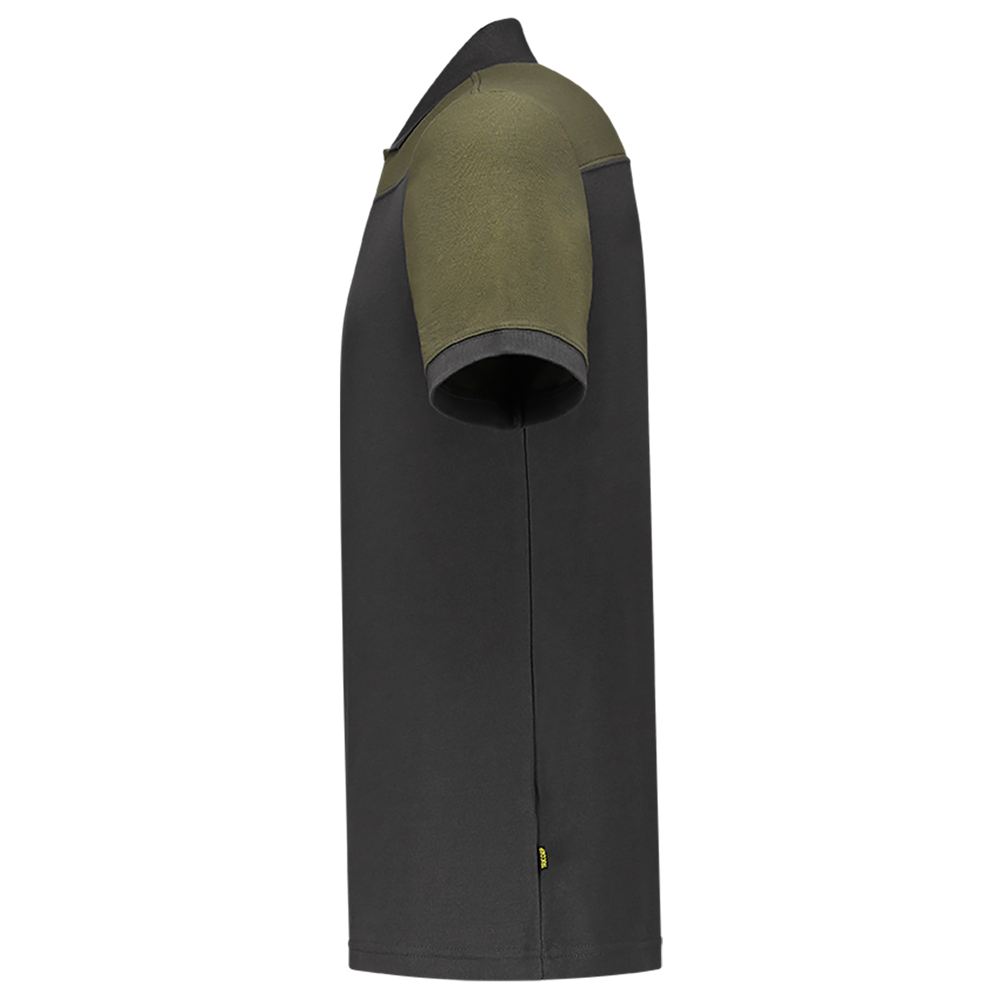 Tricorp Poloshirt Bicolor Naden - donkergrijs/army, foto 5 van 5