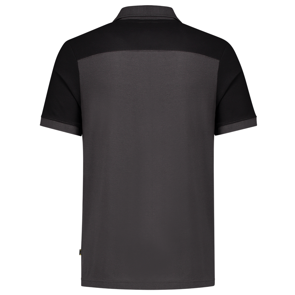 Tricorp Poloshirt Bicolor Naden - donkergrijs/zwart, foto 2 van 5