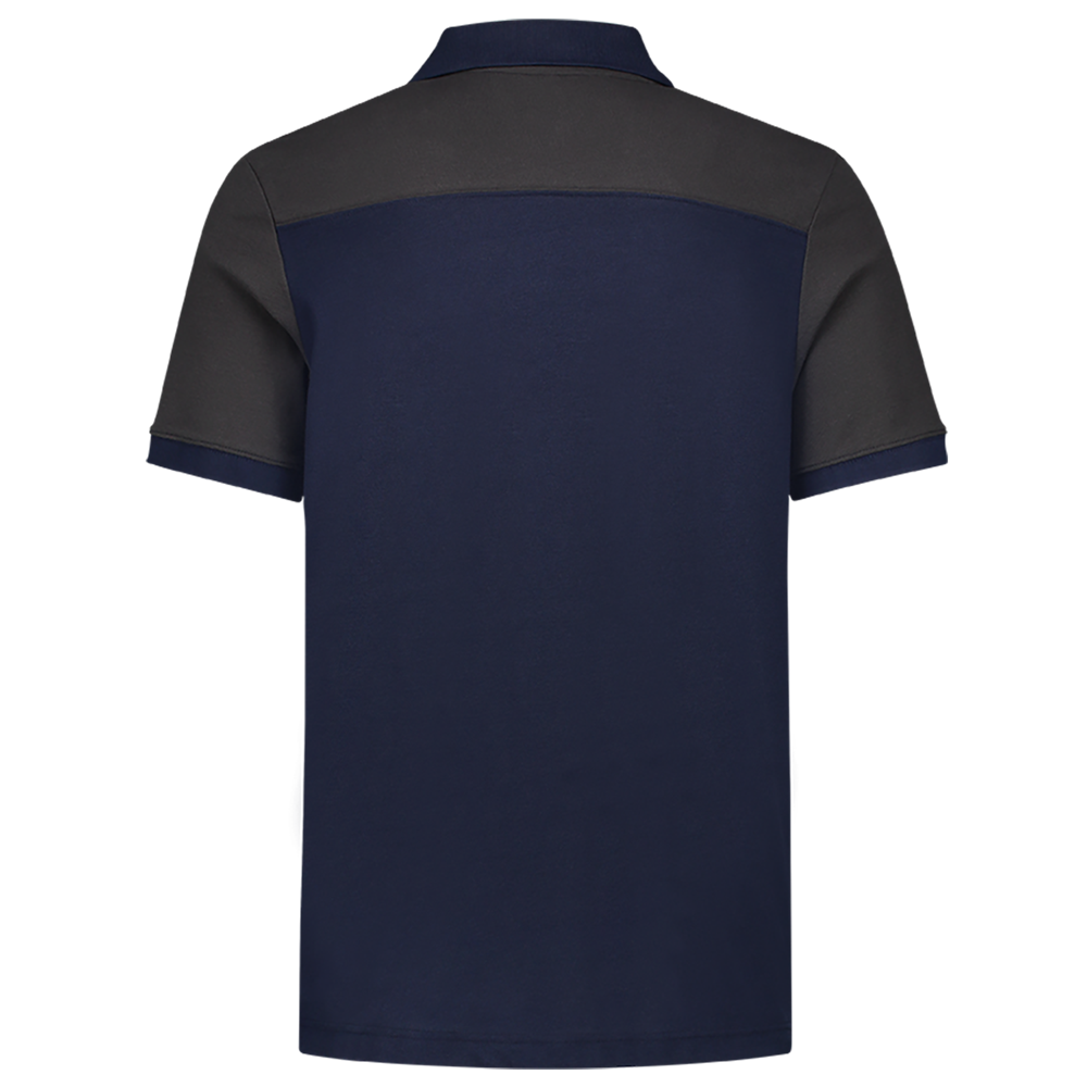 Tricorp Poloshirt Bicolor Naden - ink/donkergrijs, foto 2 van 5