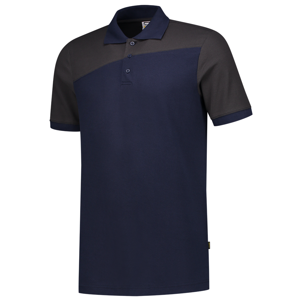 Tricorp Poloshirt Bicolor Naden - ink/donkergrijs