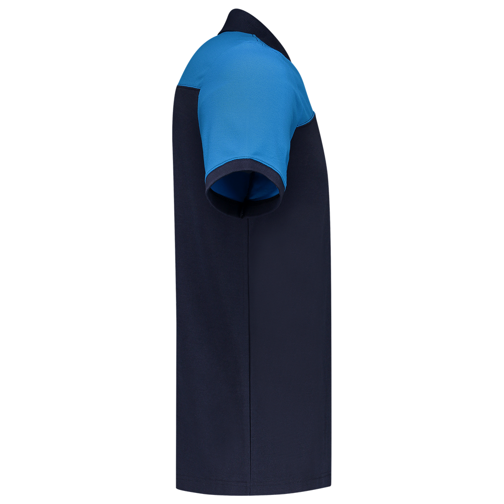 Tricorp Poloshirt Bicolor Naden - ink/turquoise, foto 4 van 5