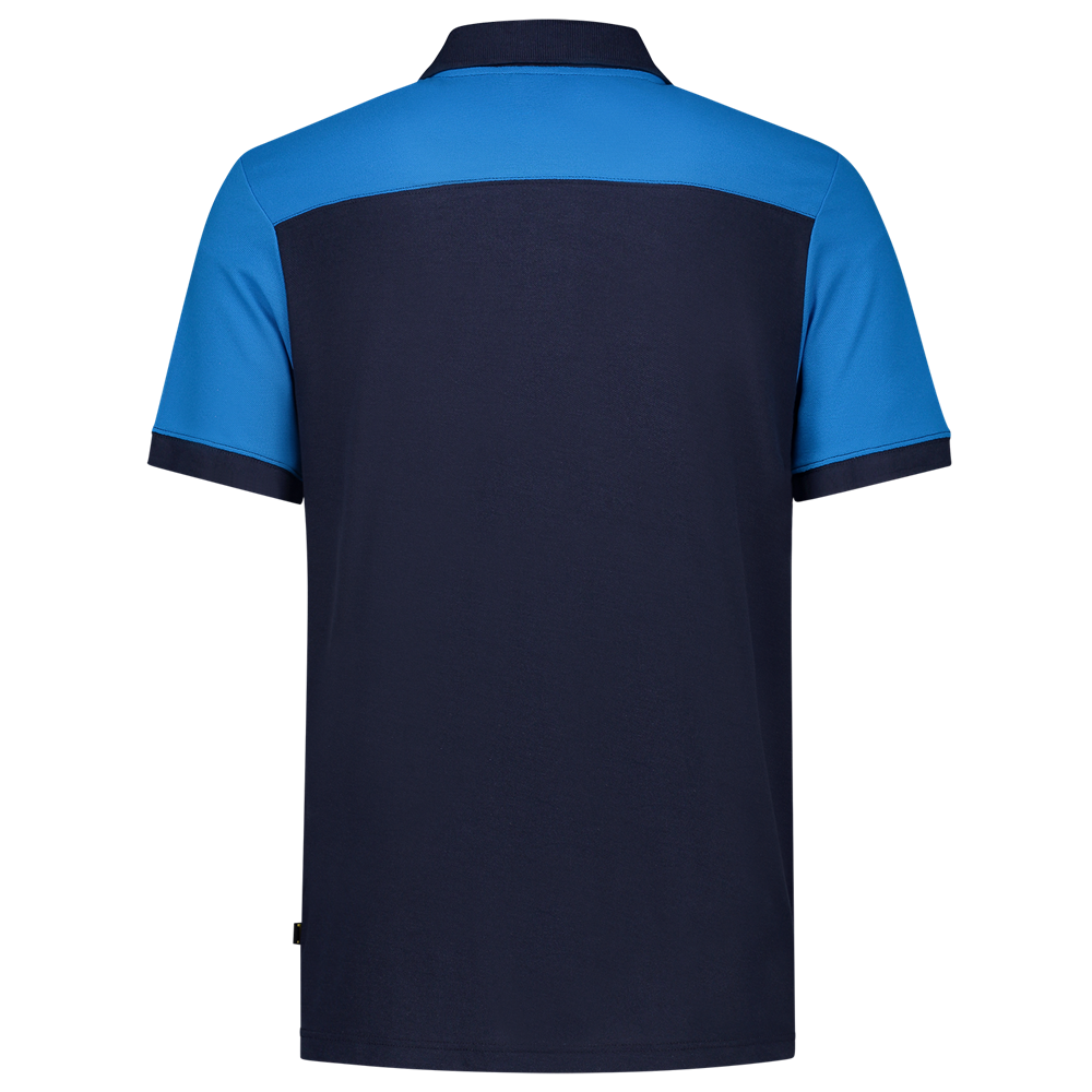 Tricorp Poloshirt Bicolor Naden - ink/turquoise, foto 3 van 5