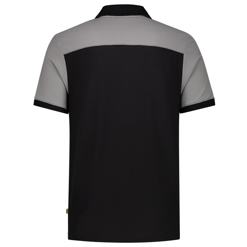 Tricorp Poloshirt Bicolor Naden - zwart/grijs, foto 3 van 5