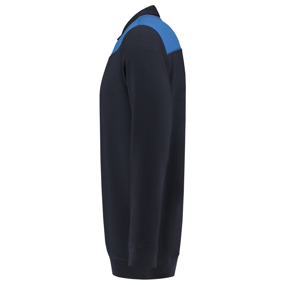 Tricorp Polosweater Bicolor Naden - navy/blauw, foto 5 van 5