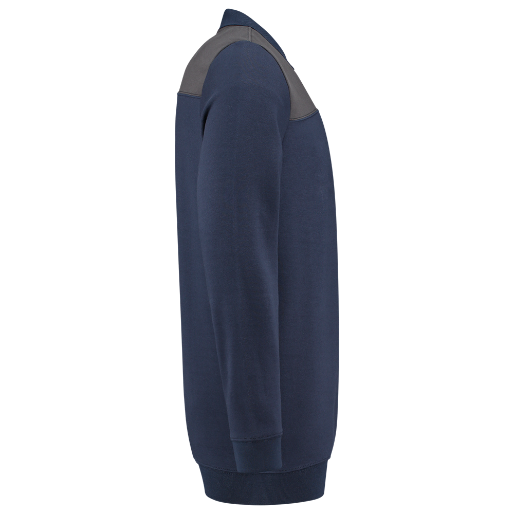 Tricorp Polosweater Bicolor Naden - ink/donkergrijs, foto 4 van 5