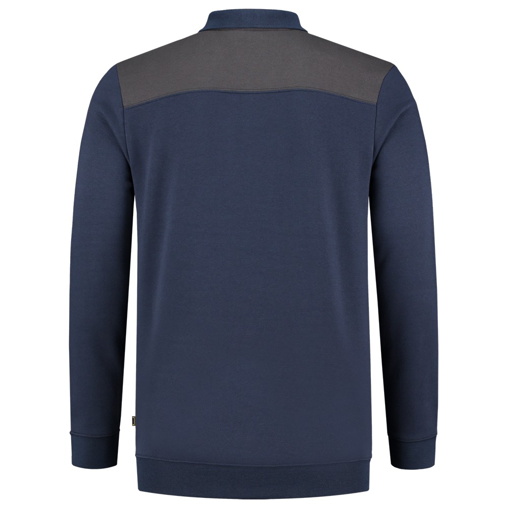 Tricorp Polosweater Bicolor Naden - ink/donkergrijs, foto 3 van 5