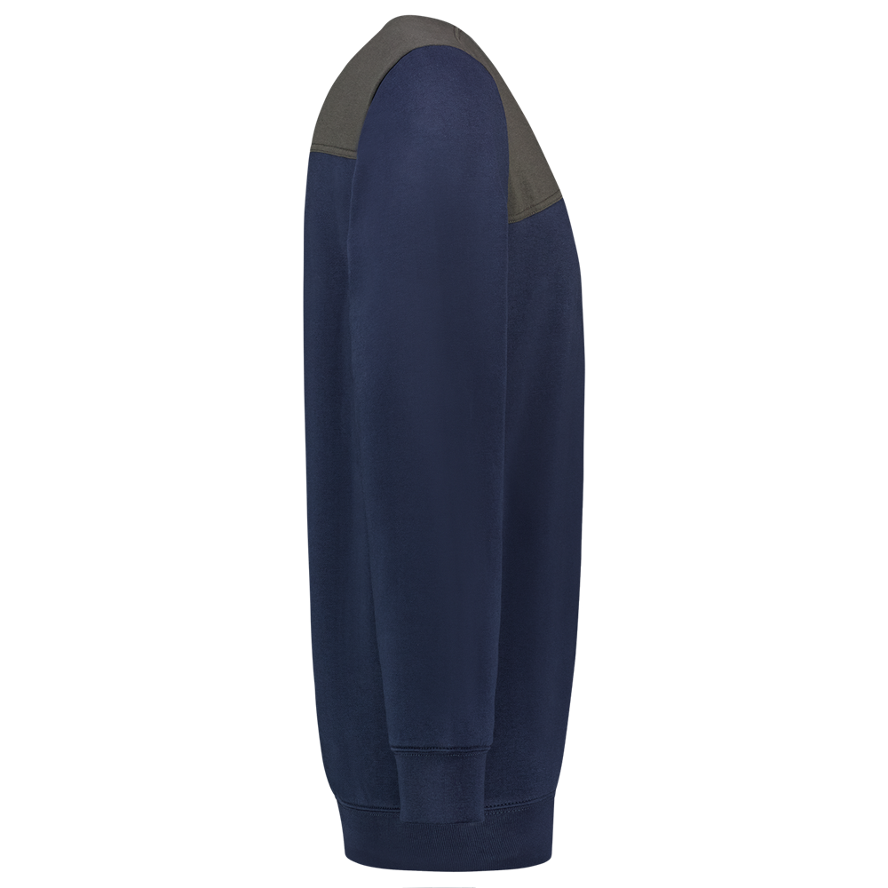 Tricorp Sweater Bicolor Naden - ink/donkergrijs, foto 4 van 5