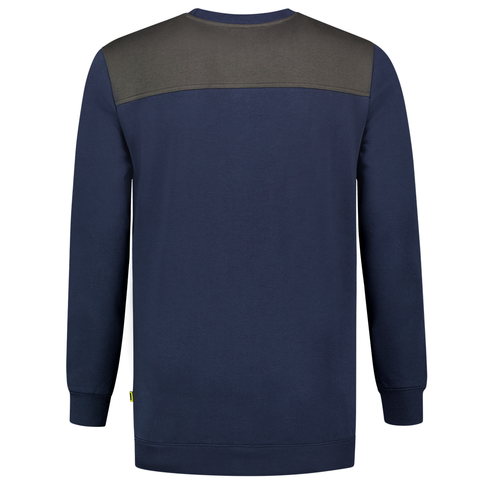 Tricorp Sweater Bicolor Naden - ink/donkergrijs, foto 3 van 5