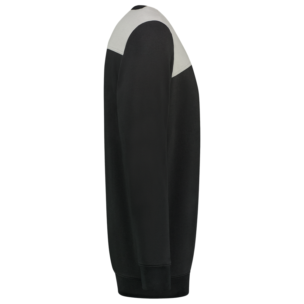 Tricorp Sweater Bicolor Naden - zwart/grijs, foto 4 van 5