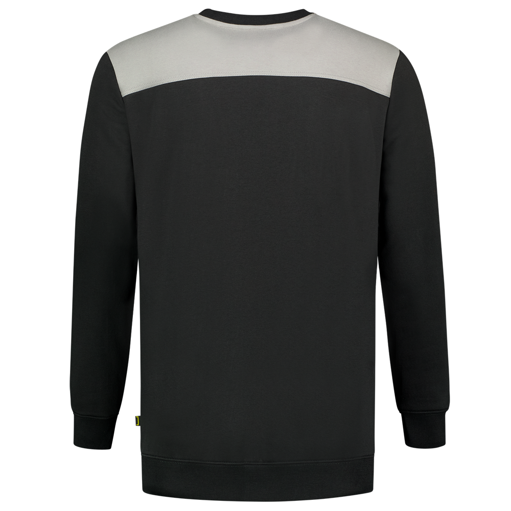 Tricorp Sweater Bicolor Naden - zwart/grijs, foto 3 van 5