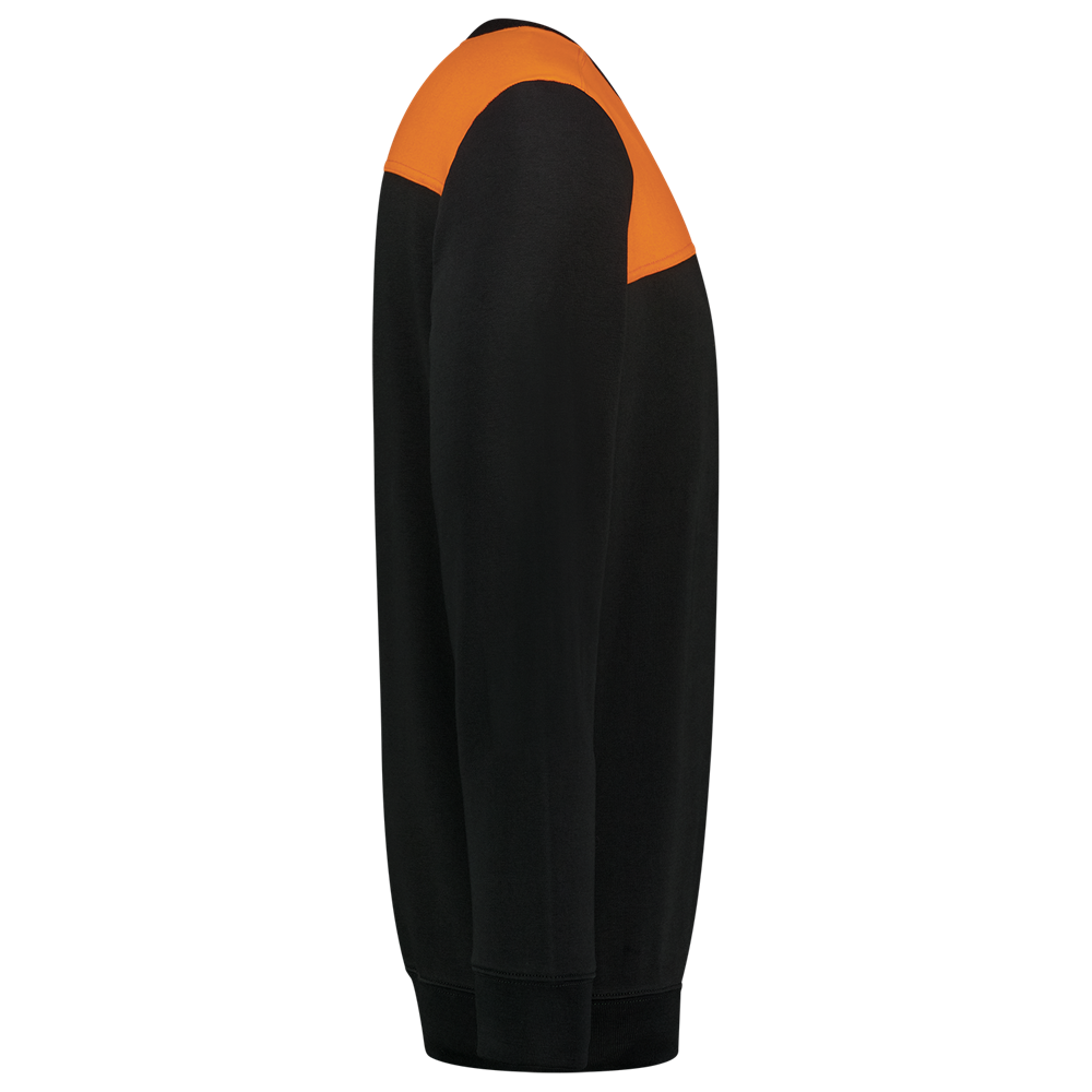 Tricorp Sweater Bicolor Naden - zwart/oranje, foto 4 van 5